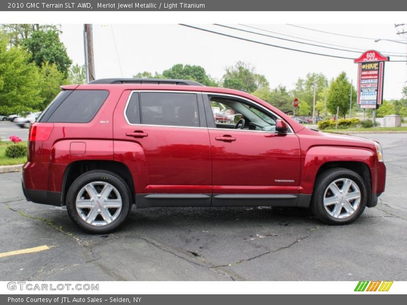 Merlot Jewel Metallic / Light Titanium 2010 GMC Terrain SLT AWD