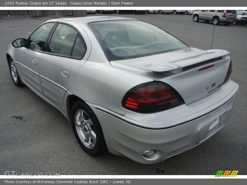 Galaxy Silver Metallic / Dark Pewter 2003 Pontiac Grand Am GT Sedan