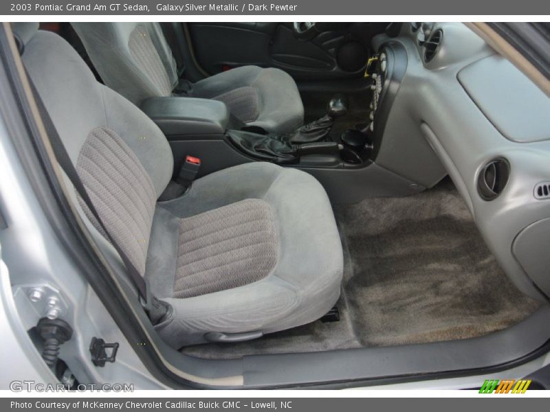 Galaxy Silver Metallic / Dark Pewter 2003 Pontiac Grand Am GT Sedan