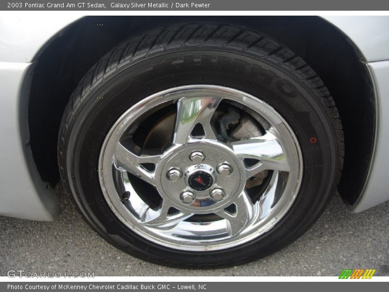 Galaxy Silver Metallic / Dark Pewter 2003 Pontiac Grand Am GT Sedan