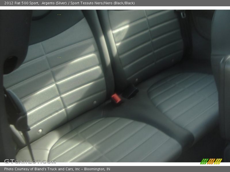 Argento (Silver) / Sport Tessuto Nero/Nero (Black/Black) 2012 Fiat 500 Sport