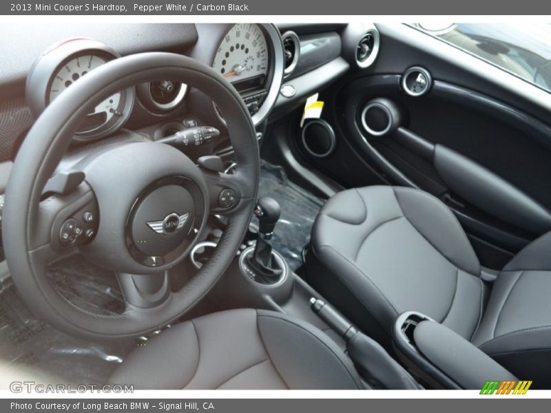 Pepper White / Carbon Black 2013 Mini Cooper S Hardtop