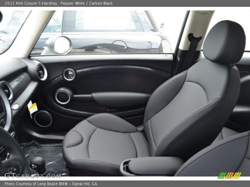 Pepper White / Carbon Black 2013 Mini Cooper S Hardtop
