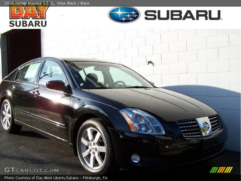 Onyx Black / Black 2006 Nissan Maxima 3.5 SL