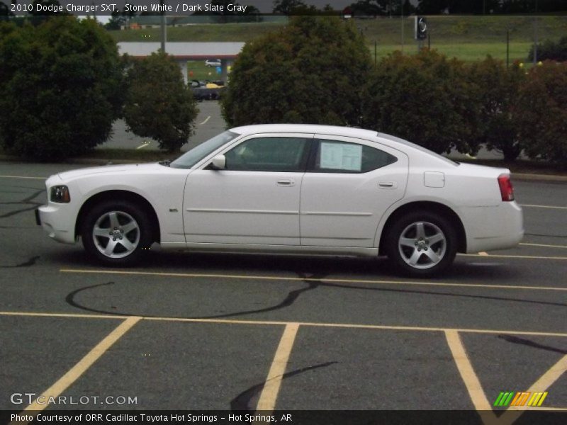 Stone White / Dark Slate Gray 2010 Dodge Charger SXT