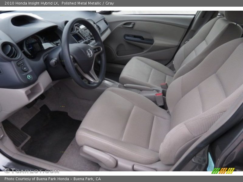 Polished Metal Metallic / Gray 2010 Honda Insight Hybrid LX