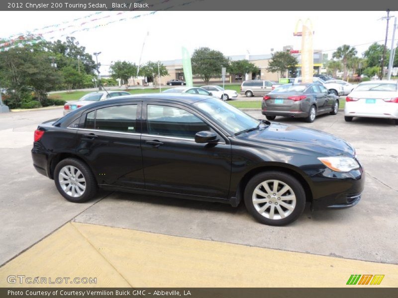 Black / Black 2012 Chrysler 200 Touring Sedan