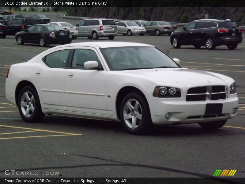 Stone White / Dark Slate Gray 2010 Dodge Charger SXT