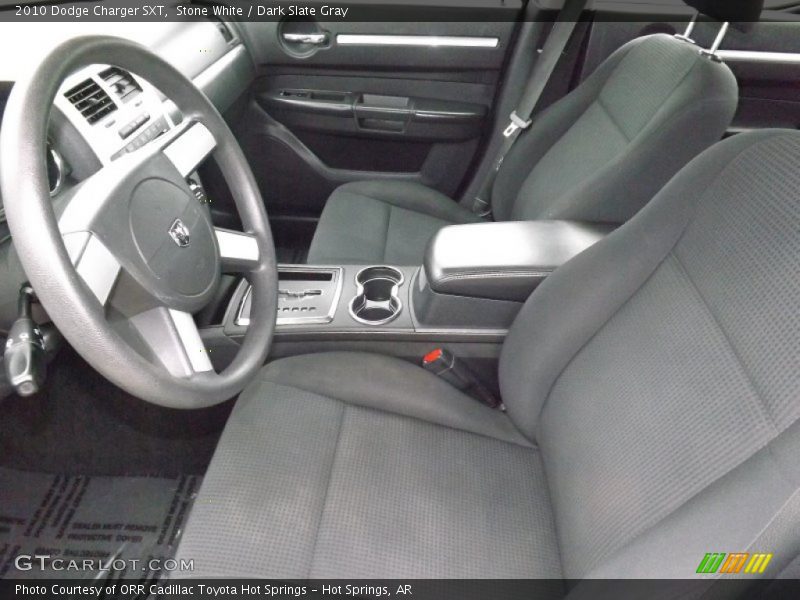 Stone White / Dark Slate Gray 2010 Dodge Charger SXT