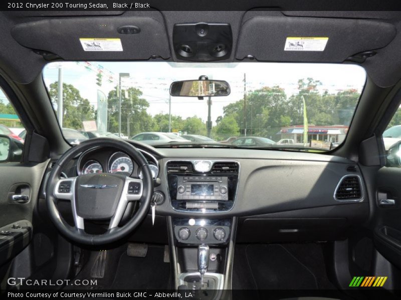 Black / Black 2012 Chrysler 200 Touring Sedan