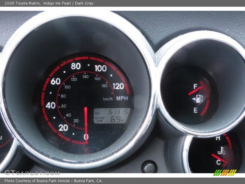 Indigo Ink Pearl / Dark Gray 2006 Toyota Matrix
