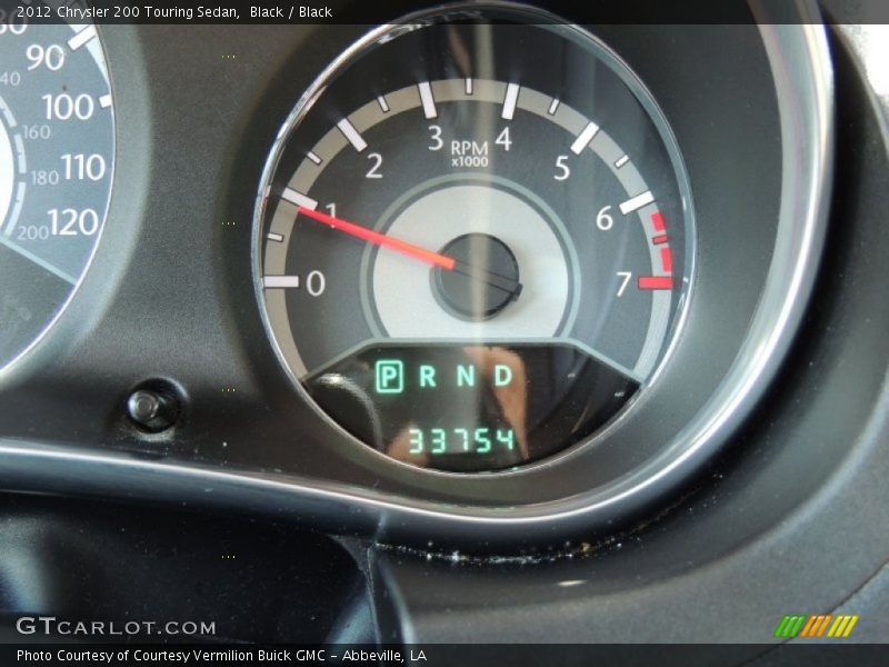 Black / Black 2012 Chrysler 200 Touring Sedan