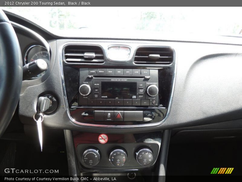 Black / Black 2012 Chrysler 200 Touring Sedan