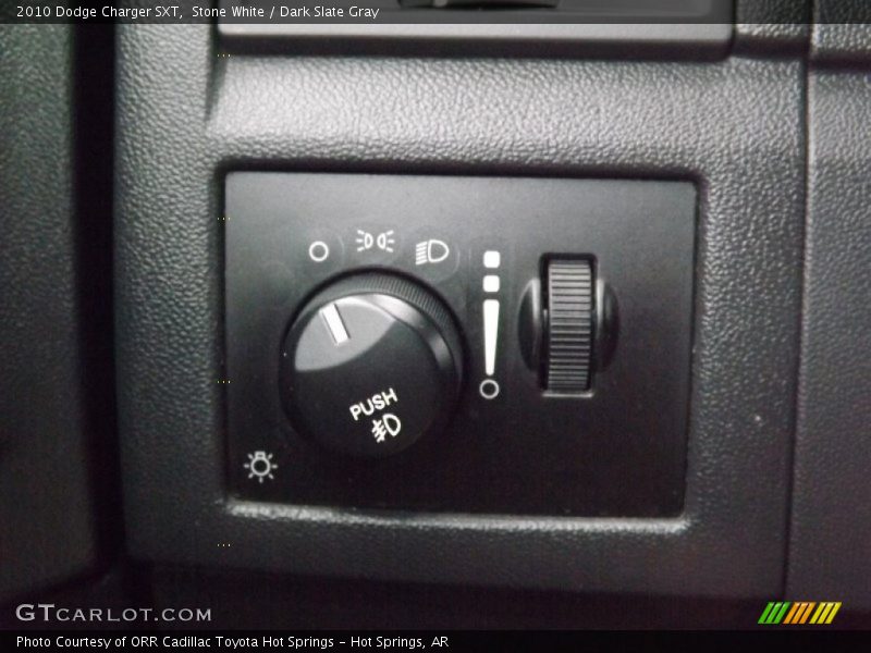 Stone White / Dark Slate Gray 2010 Dodge Charger SXT