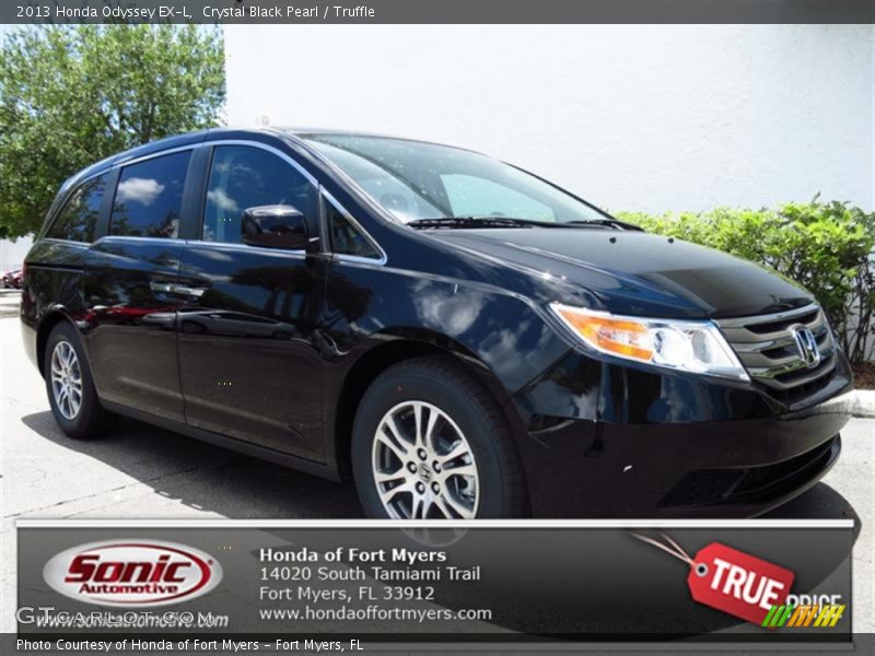 Crystal Black Pearl / Truffle 2013 Honda Odyssey EX-L