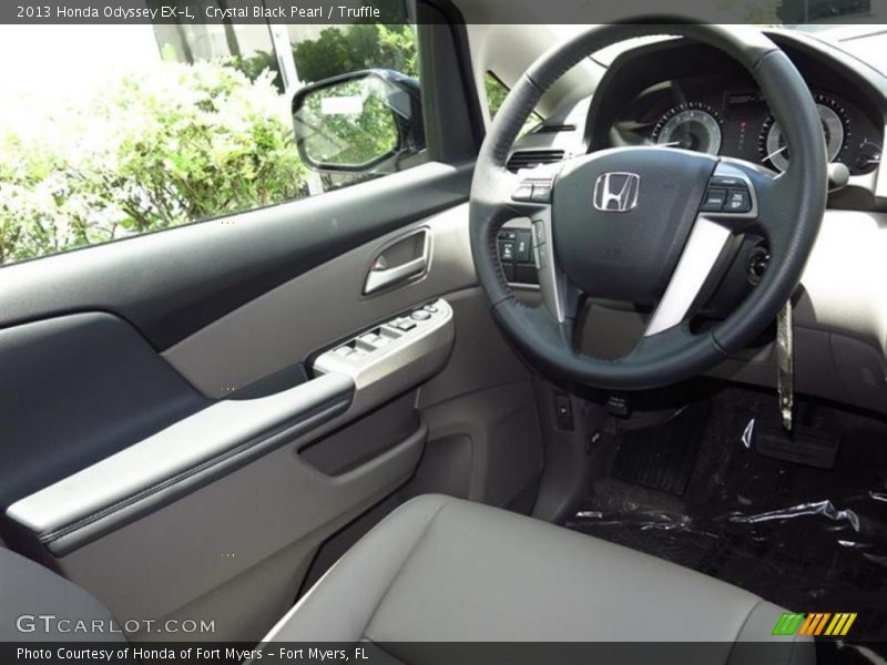 Crystal Black Pearl / Truffle 2013 Honda Odyssey EX-L
