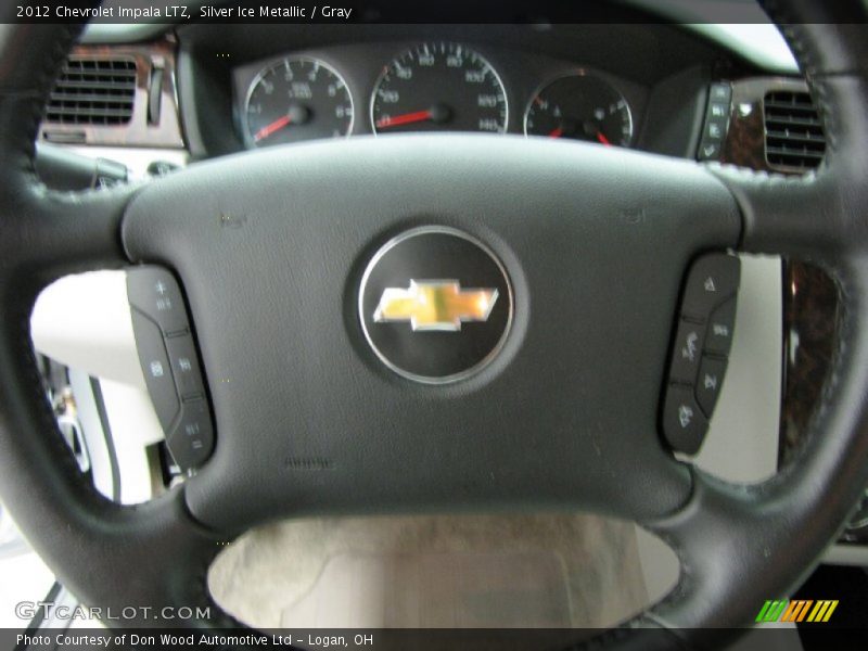 Silver Ice Metallic / Gray 2012 Chevrolet Impala LTZ