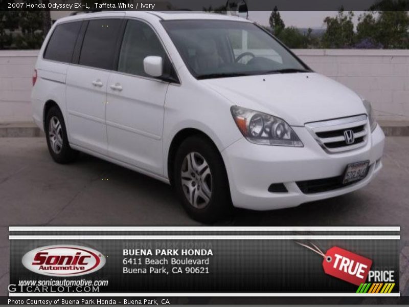 Taffeta White / Ivory 2007 Honda Odyssey EX-L