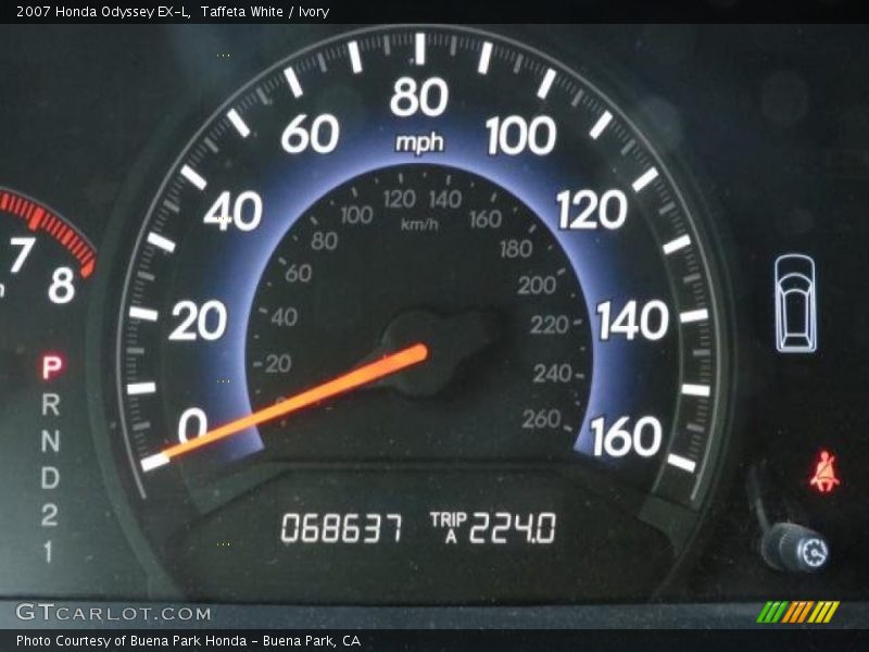 Taffeta White / Ivory 2007 Honda Odyssey EX-L