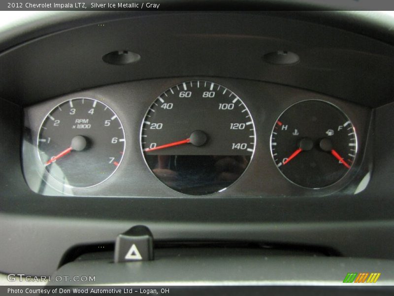 Silver Ice Metallic / Gray 2012 Chevrolet Impala LTZ