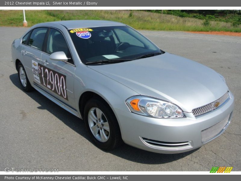 Silver Ice Metallic / Ebony 2012 Chevrolet Impala LS