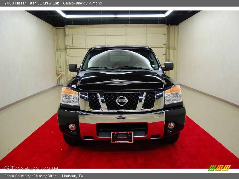 Galaxy Black / Almond 2008 Nissan Titan SE Crew Cab