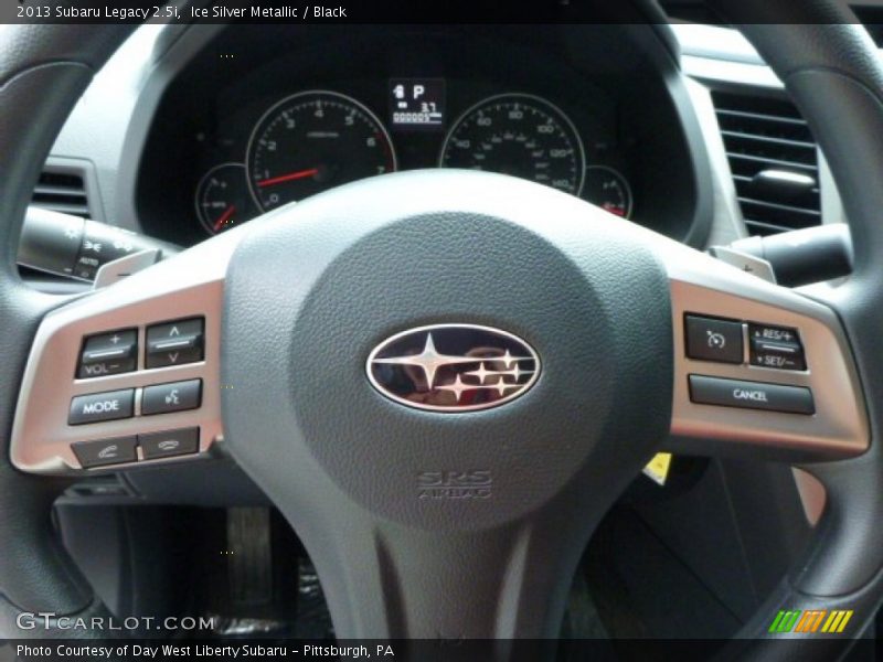 Ice Silver Metallic / Black 2013 Subaru Legacy 2.5i