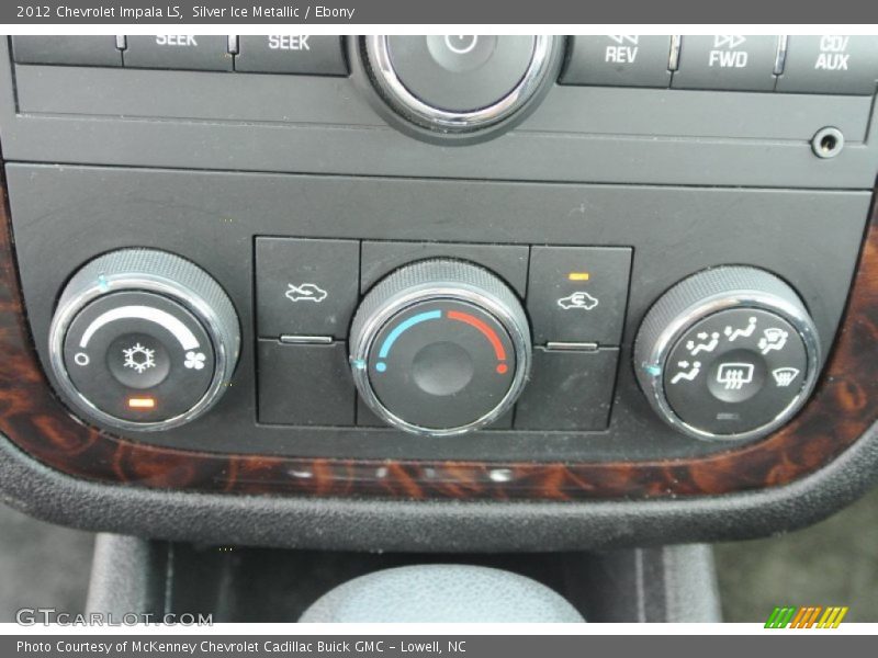 Silver Ice Metallic / Ebony 2012 Chevrolet Impala LS