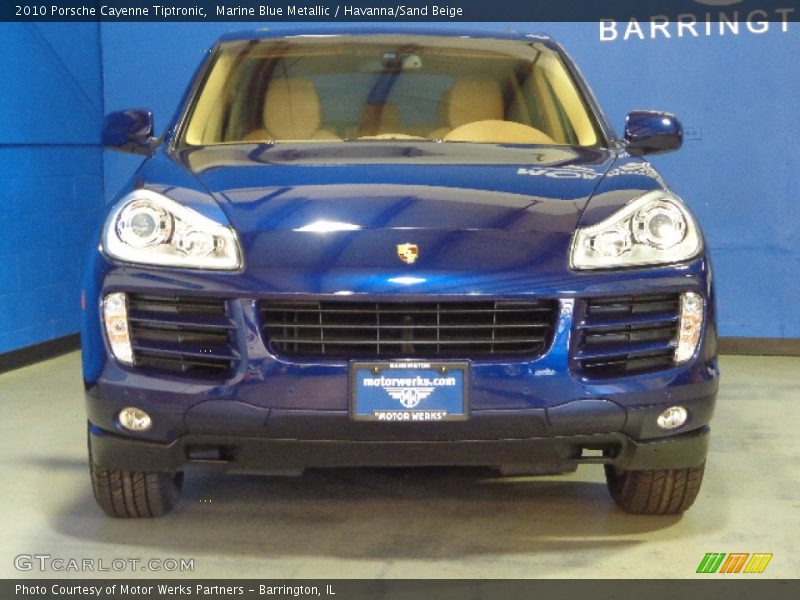Marine Blue Metallic / Havanna/Sand Beige 2010 Porsche Cayenne Tiptronic