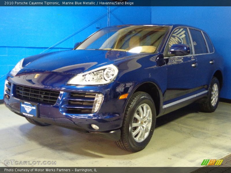Marine Blue Metallic / Havanna/Sand Beige 2010 Porsche Cayenne Tiptronic
