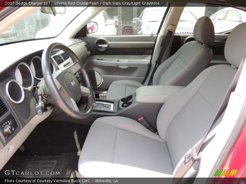 Inferno Red Crystal Pearl / Dark Slate Gray/Light Graystone 2007 Dodge Charger SXT