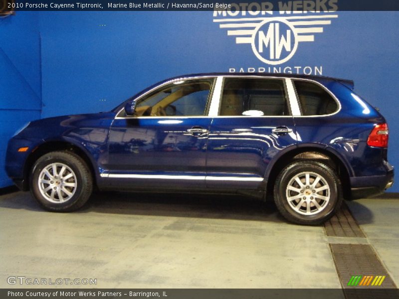 Marine Blue Metallic / Havanna/Sand Beige 2010 Porsche Cayenne Tiptronic