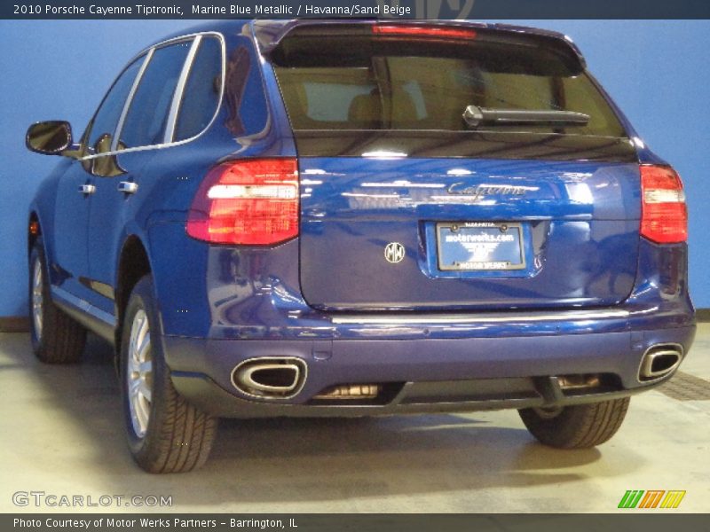 Marine Blue Metallic / Havanna/Sand Beige 2010 Porsche Cayenne Tiptronic