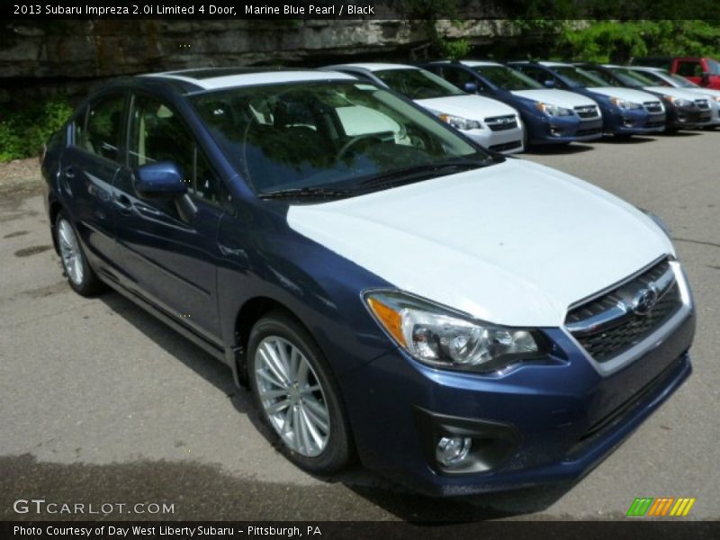 Marine Blue Pearl / Black 2013 Subaru Impreza 2.0i Limited 4 Door