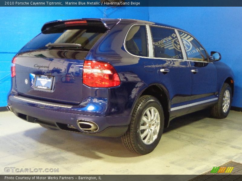 Marine Blue Metallic / Havanna/Sand Beige 2010 Porsche Cayenne Tiptronic