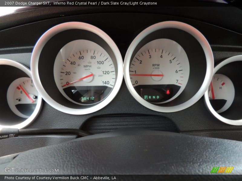 Inferno Red Crystal Pearl / Dark Slate Gray/Light Graystone 2007 Dodge Charger SXT