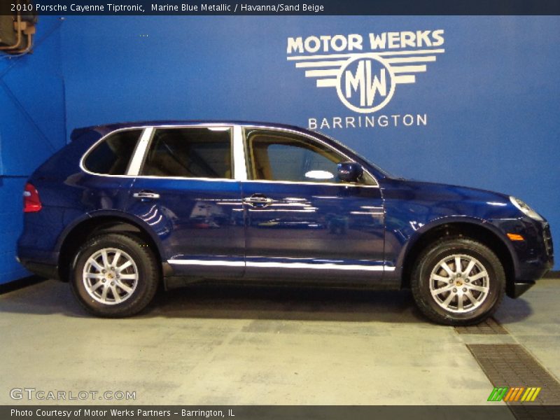 Marine Blue Metallic / Havanna/Sand Beige 2010 Porsche Cayenne Tiptronic