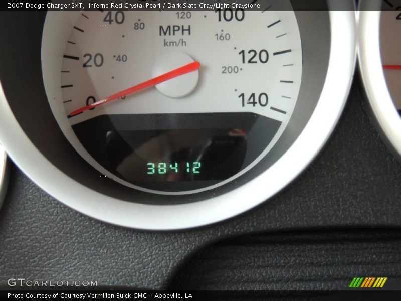 Inferno Red Crystal Pearl / Dark Slate Gray/Light Graystone 2007 Dodge Charger SXT