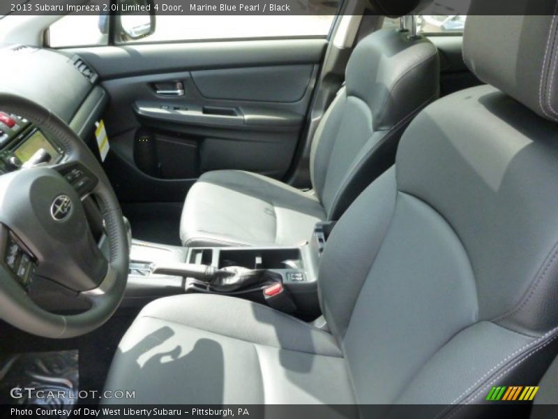 Marine Blue Pearl / Black 2013 Subaru Impreza 2.0i Limited 4 Door