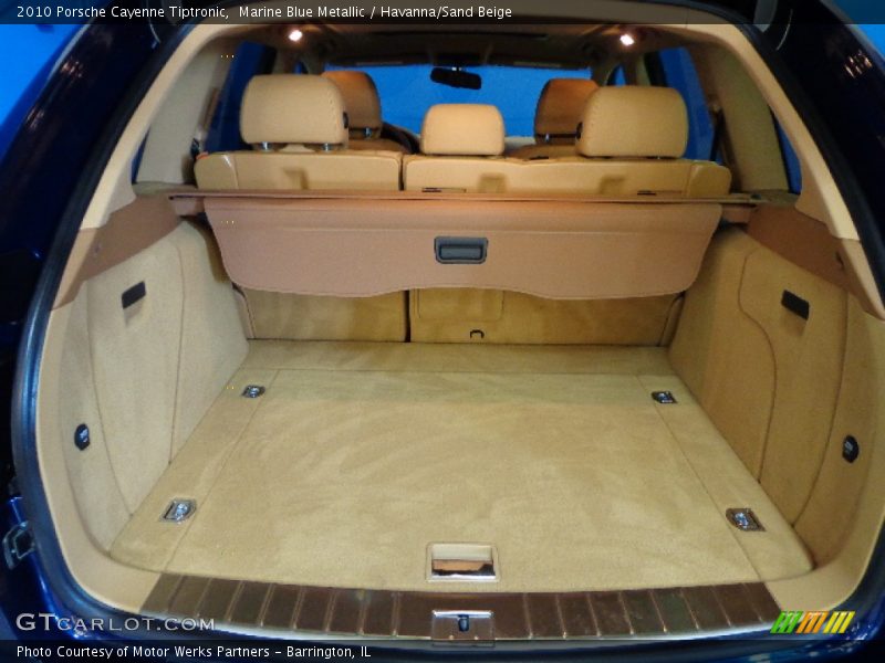 Marine Blue Metallic / Havanna/Sand Beige 2010 Porsche Cayenne Tiptronic