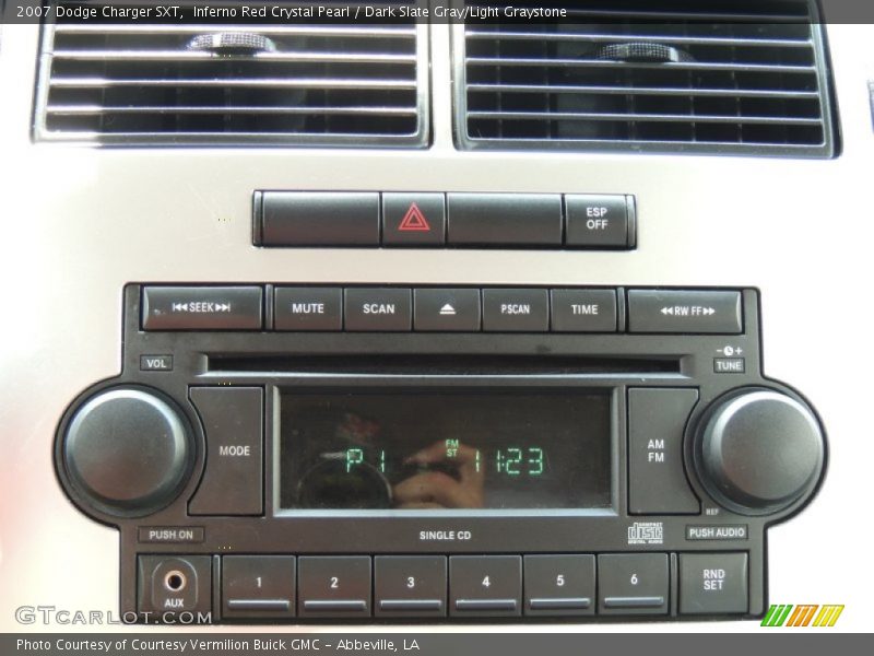 Inferno Red Crystal Pearl / Dark Slate Gray/Light Graystone 2007 Dodge Charger SXT