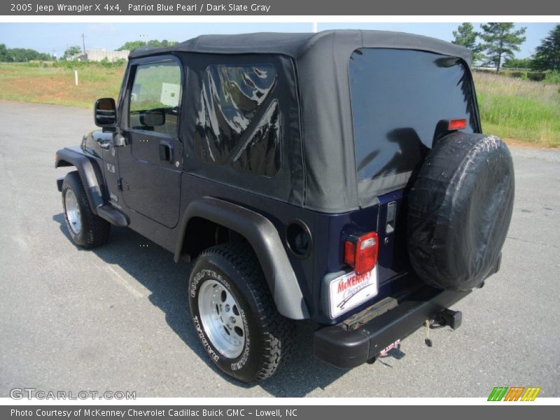 Patriot Blue Pearl / Dark Slate Gray 2005 Jeep Wrangler X 4x4
