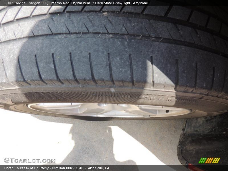 Inferno Red Crystal Pearl / Dark Slate Gray/Light Graystone 2007 Dodge Charger SXT