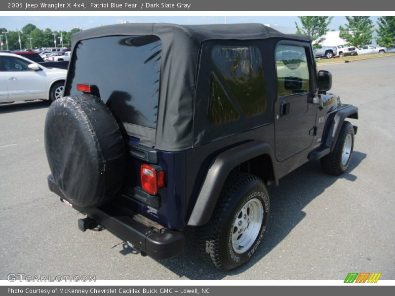 Patriot Blue Pearl / Dark Slate Gray 2005 Jeep Wrangler X 4x4