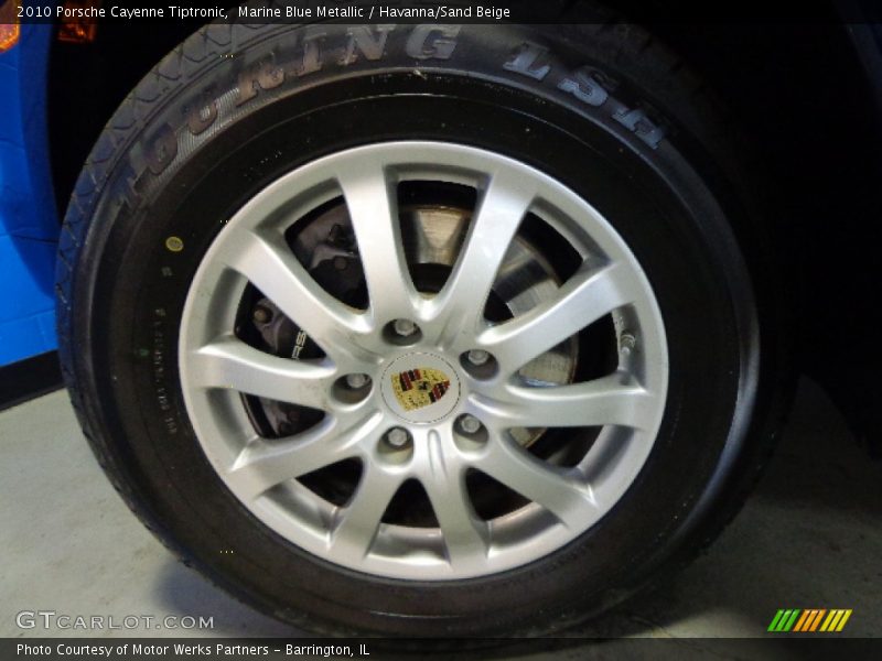 Marine Blue Metallic / Havanna/Sand Beige 2010 Porsche Cayenne Tiptronic