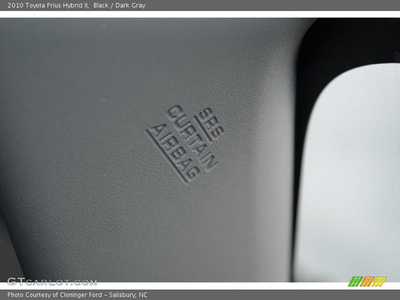Black / Dark Gray 2010 Toyota Prius Hybrid II