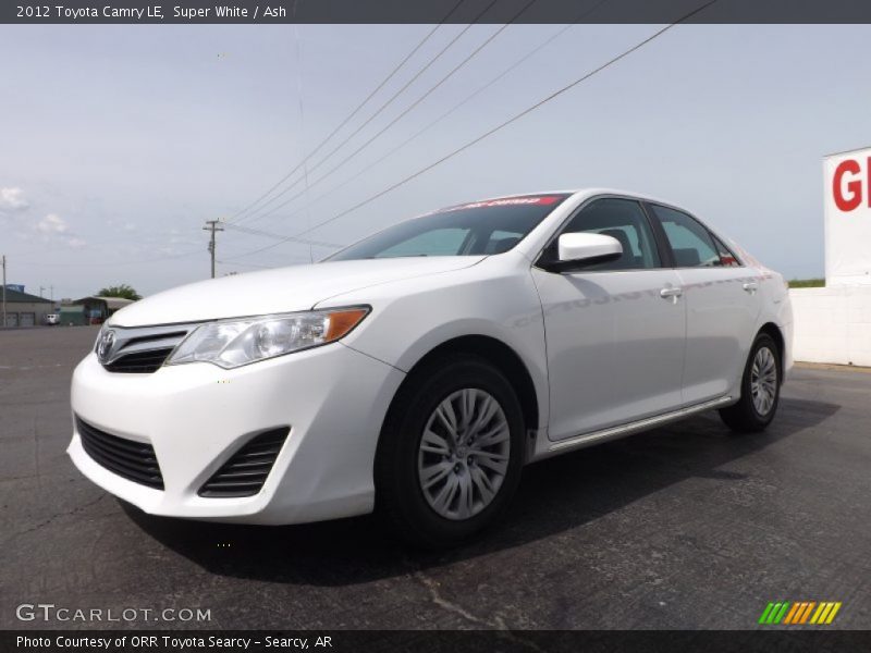 Super White / Ash 2012 Toyota Camry LE