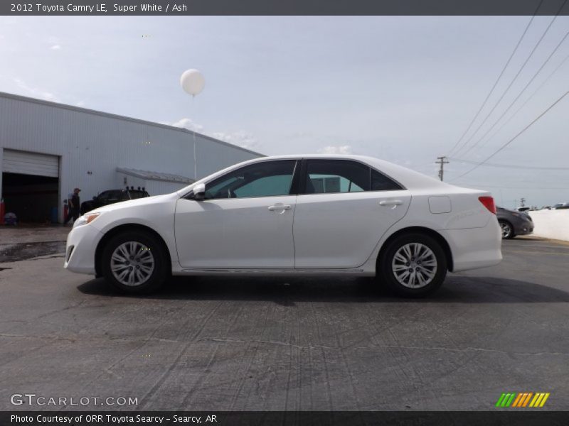Super White / Ash 2012 Toyota Camry LE