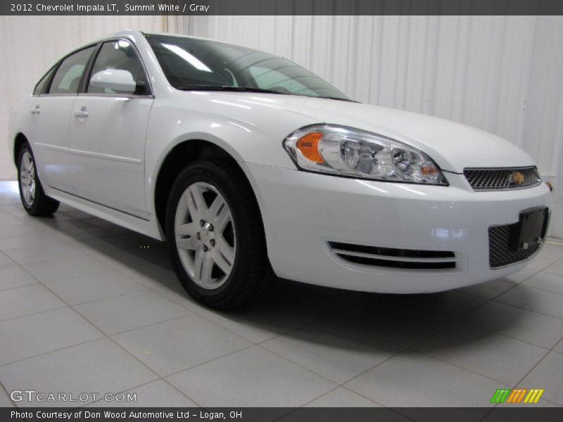 Summit White / Gray 2012 Chevrolet Impala LT