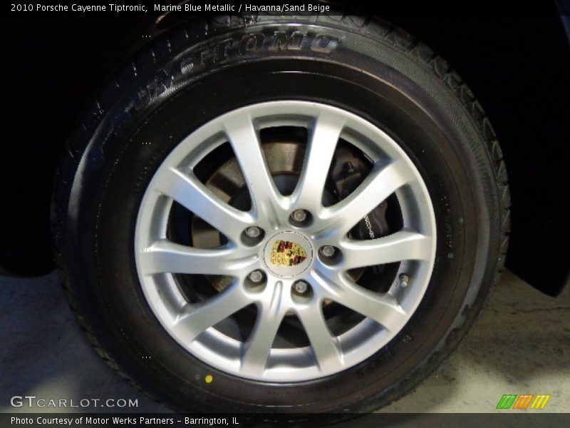 Marine Blue Metallic / Havanna/Sand Beige 2010 Porsche Cayenne Tiptronic